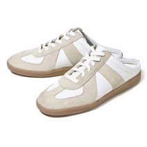 커스텀에이드 리퍼블릭 3cm 소가죽 독일군 스니커즈 뮬 필즈(CR0042)