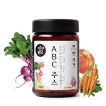 자연밭담 ABC주스 파우더 분말 가루 오리지날 레시피 국내산 100% 비트즙 사과즙 당근즙 비트분말 사과분말 에이비씨주스, 2개, 100g