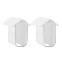2Pcs 실리콘 보호 커버 eufyCam 2C 안티 스크래치 카메라 보안 케이스 Eufy-2C, [02] White 2Pcs, 02 White 2Pcs
