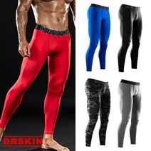 기타브랜드 DRSKIN 남성 라인 컴프레션 타이즈 스포츠 레깅스 바지 9부
