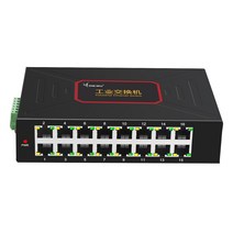 금속 케이스 16 포트 산업용-grad 이더넷 스위치 10/100Mbps DIN 레일 유형 RJ45 네트워크 지원 DC12 ~ 58V