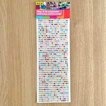 비즈스티커 큐빅스티커 접착비즈 보석비즈 보석스티커 다꾸 꾸미기 67종, 반진주 비즈 12번, 1개
