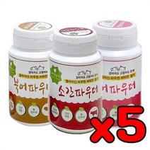 사료 토핑용 댕냥이 고단백 북어파우더 5개 계란껍질, 종류/연어