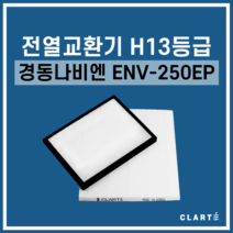 경동나비엔 ENV-250EP 전열교환기 헤파필터, 세트구성(헤파필터1EA+프리필터2EA)