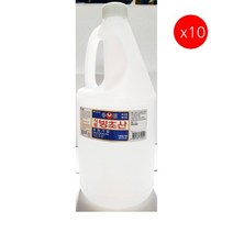 [더착한푸드]빙초산(삼진 1.5L) 10개 식자재마트 대용량 업소용 화미빙초산 희석용식초 요리용식초 일회용비닐봉투