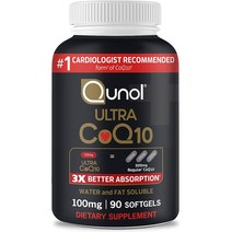 코큐텐Qunol Ultra CoQ10 100mg 3x Better Absorption 90정