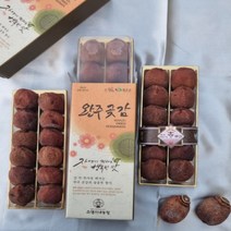 완주 운주 대둔산 흑곶감 1팩선물세트 10과 12과( 반건시 건시) 기업단체선물세트, 45g이상 12과 선물세트