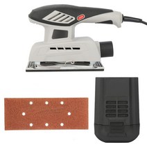 마루광택기 220V 200W 벽 연마 사각 샌더 전기 샌딩 기계 먼지 상자 EU 플러그 자동차, 한개옵션0