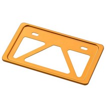 Daytona 자전거 번호판 홀더 125cc 이하 (정사각형) Moped의 경우 금 골, 1개, 상품명참조