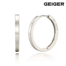 [가이거] 플랫 원터치 실버 귀걸이 GISVEE034