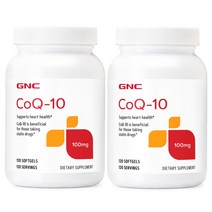 GNC 2병 CoQ-10 100mg 120정