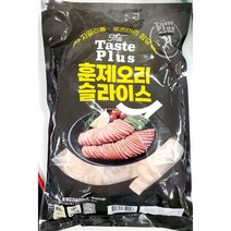 훈제오리(슬라이스 정이가네 800g) 10개 식자재마트 대용량 업소용 오리고기 오리훈제 오리로스 캠핑안주 오리롤 야유회안주 술안주