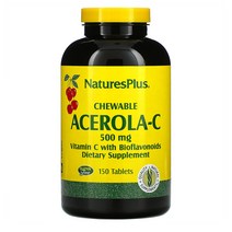 네이쳐스플러스 아세로라C 500mg 건강 영양제 1병 150개 츄어블, 150정