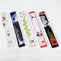 15cm 포토스티커자 10개/ 에반게리온 캐릭터 문구팬시 학용품 사무용품