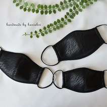 양면네오플랜 스판원단 마스크천, 자주색