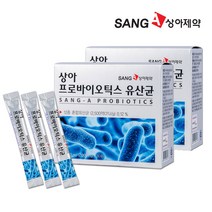 [상아제약] LGG 유산균 장밀착 신바이오틱스 프리 프로 포스트 바이오틱스 프락토올리고당 가루 유산균먹이 락토바실러스 람노서스 분말 스틱제품 60포, 1세트, 2000mgx60포