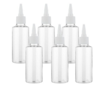 병도매닷컴 투명 뾰족 흰색마개 공병 AC100, 100ml, 30개입