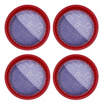 4Pcs For Dibea D18 D008pro Vacuum Cleaner Replacement Washable Filter Parte Parts, [01] Red