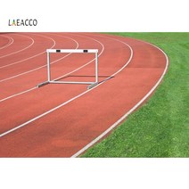 미니 강아지 허들 Laeacco 스포츠 육상 지상 달리기 경기 아기 경치 좋은 사진 배경 사진 스튜디오 사진 배경막, 얇은 천 270x180cm