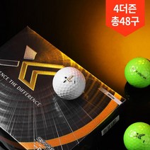 4더즌 총48구/던롭 젝시오 엑스 3피스 골프공, 엑스 옐로우 4더즌 FREE