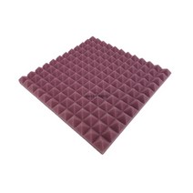 방음 판넬 보드 흡음제 스튜디오 어쿠스틱 폼 고밀도 난연성 보호 스폰지 피라미드 흡수 패널 24 개, [04] 보라색