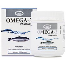 호주 네이쳐스탑 오메가3 1000mg x 180캡슐 연어오일 100% EPA DHA 함유유지 건강기능식품, 180g, 2개