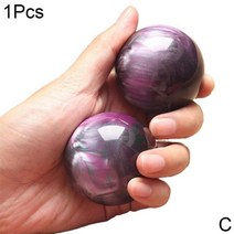 토구 트라택 트라텍 볼란스 마사지 볼 공 2pcs 로즈 우드 안티 스트레스 핸드 우드, C