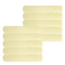 송월타월 업소용 세면타올 76g 면사, 노랑, 1개