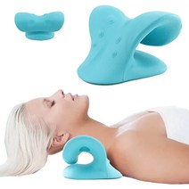 넥스트레쳐 목 스트레칭 기구 거북목 일자목 교정기 넥스트레처 넥클라우드, 핑크