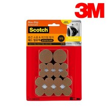 3M 스카치 층간 소음 미끄럼 방지 패드 밸류팩 SP941 36입 EVA 긁힘 소음 의자 발