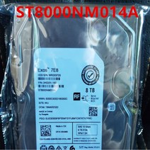 내장하드드라이브 Dell EMC 8 테라바이트 35 SAS 256MB 7200RPM 용 새 원본 HDD 00N660 ST8000NM014A 엔터프라이즈 클래스 내부 하드 디스크, 없음, 1.35