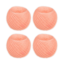 [앵콜스] 타조 구정뜨개실 색사 40수 (4볼묶음) 뜨개실 털실 레이스실, 204 연환타, 4개