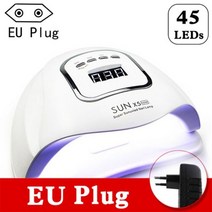 네일 건조 램프 UV LED 램프 자동 센서로 모든 젤 매니큐어 경화 네일 드라이어 타이, CHINA, 01 45LEDs White EU Plug
