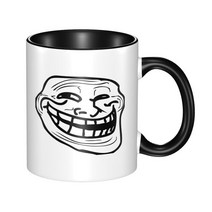 Troll Face The Mug Tea Cups Coffee Mugs, [01] One Size, [01] Black