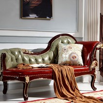 신부대기실의자 고급 천연가죽, (오른쪽 높음 긴의자)