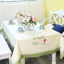 6인용 8인용 야생화 방수코팅식탁보 방수코팅테이블보 국내생산 240cm140cm