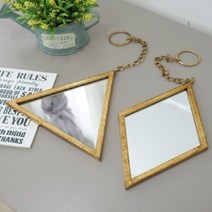 빈티지 도형 거울 (삼각/마름모), 삼각 거울