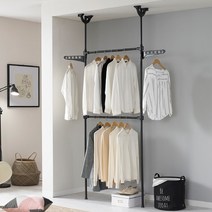 이지온 시스템 인테리어 드레스룸 EOMB-202 행거, 없음