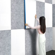 원룸 아파트 실내 벽 천장 방음벽 방음재 흡음재 설치 방음 스펀지 50x100cm 두께3cm 5cm, 다크블루