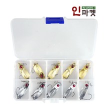 트라우트스푼1 송어 산천어 스푼 세트 겨울 얼음 낚시, 트라우트스푼1 1.5g 무미늘