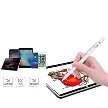 갤럭시탭S8울트라 SM-X900X906 호환 스타일러스 충전식 초미세정밀 드로잉터치펜, 블랙