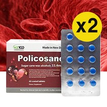 뉴질랜드 NZ100 옥타코사놀 폴리코사놀 33.4mg 60캡슐, 2개