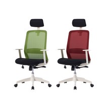 한성 DSP 디체메쉬의자 대 화이트 기능성 사무용의자, CH1H1F (그린)