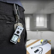 레이저측정기 레이저거리측정기 레이저줄자, (업그레이드)60m전자각실시간디스플레이
