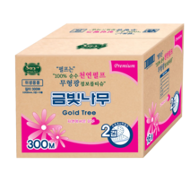 금빛나무 점보롤 300M 2겹 천연펄프 16롤