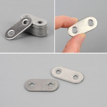 10P 36mm 일자형 평철 각철 고정쇠 연결브라켓 철물