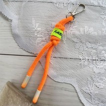 인형키링 굿즈 캐릭터 열쇠 고리 제작 큐티 가죽 나무 가방 키홀더, orange D