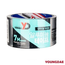 영대 은박테이프 48mm x 7M, 단품