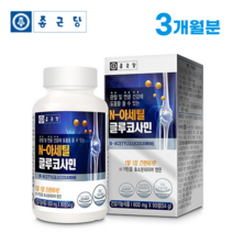 관절 연골 에 좋은 영양제 종근당 N 아세틸 글루코사민 90정 3개월분 nag 50대 60대 부모님 어르신 노인 무릎 건강 선물, 1병