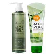 알로에 대용량 폼클렌징 500ml + 150ml 민감피부